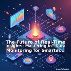 Artistic representation for The Future of Real-Time Insights: Mastering IoT Data Monitoring for Smarter Decision-Making